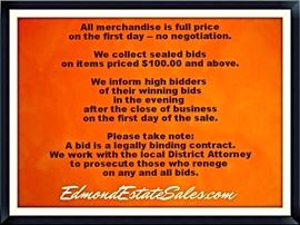 Our house rules are clear. Please take the time to read them.