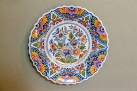 Delft polychrome plate