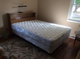 #4 queen mattress $100
#5 Blonde Mahogany headboard $125 