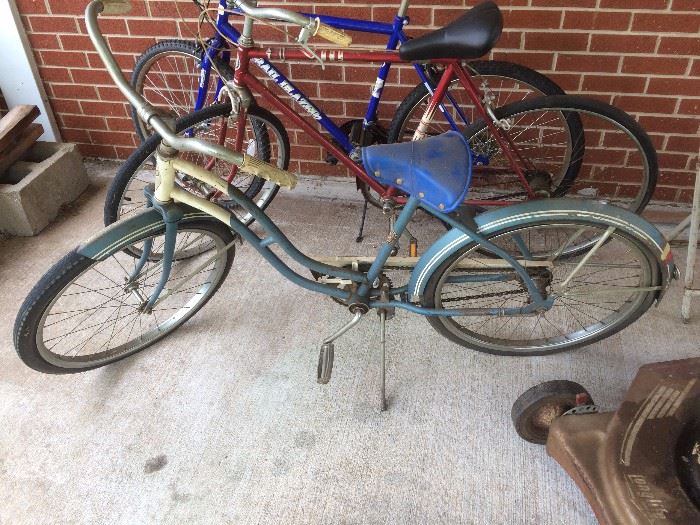 #81 Rand trailway mtn. bike $40
#82 Sears Bike red $30
#83 Roadmaster AMF vintage bike $30