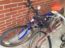 #81 Rand trailway mtn. bike $40
#82 Sears Bike red $30
#83 Roadmaster AMF vintage bike $30