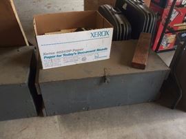 #75 (2) wood trunks $30 each 16x33x15