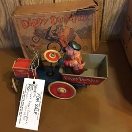 #46 Marx Dippy Dumper w/box $190