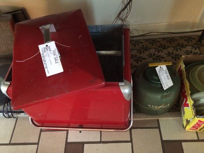 #41 Metal cooler $75
#42 Olympic thermic jug green $15 