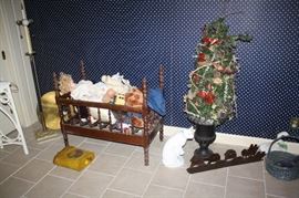 Antique baby bed.  Gorgeous