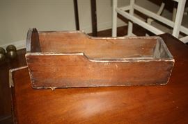 Small vintage doll cradle