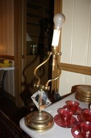 Great adjustable brass lamp 