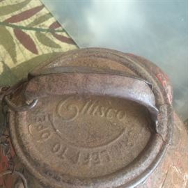 Top of vintage gas can