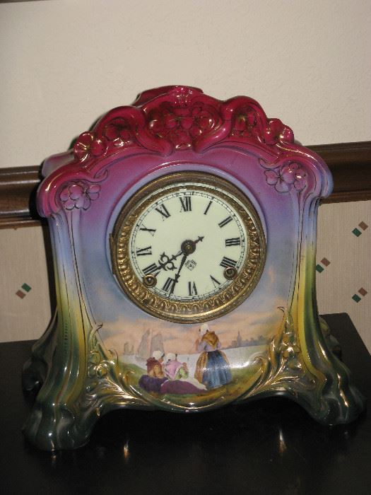 Ansonia Royal Bonn Germany Antique Mantel Clock