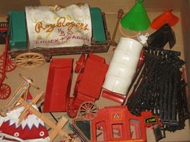 Roy Rogers Wagon & Misc Toys