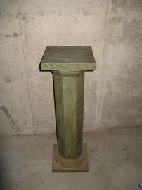 Antique solid wood Fern Stand - Painted