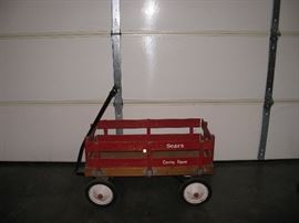 Sears Country Squire Vintage Red Wagon
