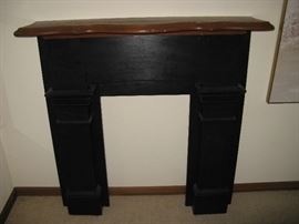 Antique wood painted Fireplace MAntel