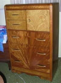 Deco era high boy dresser