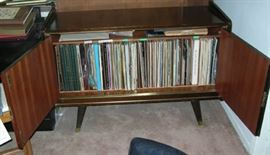 Records in cabinet
