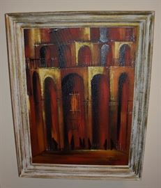 Original Mid-Century oil painting