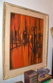 Original Mid-Century oil painting