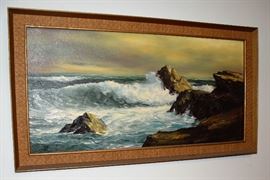 Original oil painting seascape