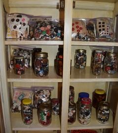Antique and vintage buttons of all kinds