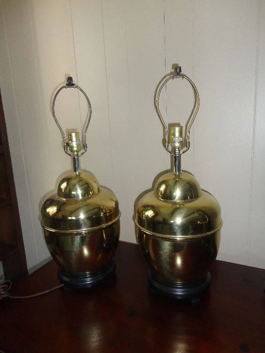 Brass lamps, and many others.