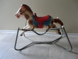 Vintage rocking horse.
