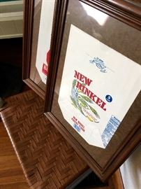 Interesting framed items...