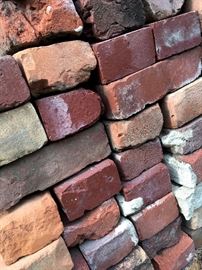 I didn't know where to place this in the sale pictures... so here it is...Yep...we have a stack of antique bricks...
