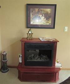 ELECTRIC FIREPLACE ON BASE