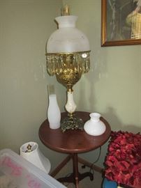 THERE ARE SEVERAL VINTAGE LAMPS WILL BE ADDING MORE PICTURES AS WE UNPACK
