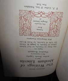 THE WRITING OF ABRAHAM LINCOLN
