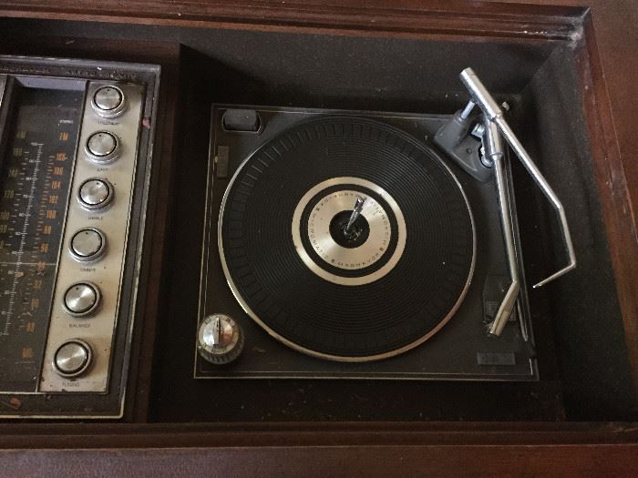 Mid Century Stereo Console