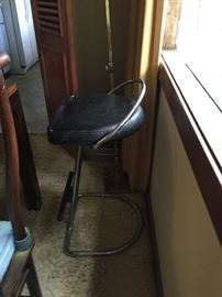 Mid Century Chrome stool
