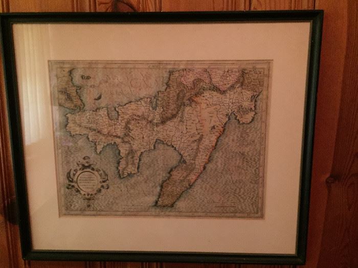 Framed Map