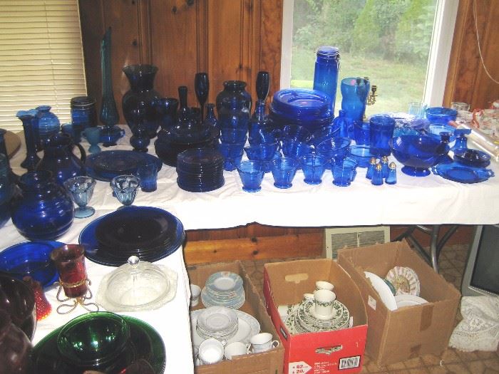 33 blue glass