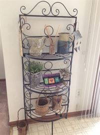 Antique baker's rack
