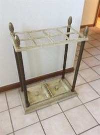 Vintage Wrought iron umbrella stand