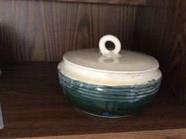 One of several one-of-a-kind signed pottery pieces