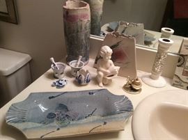 Powder room decor