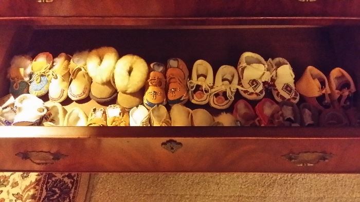 Handcrafted children's moccasins...