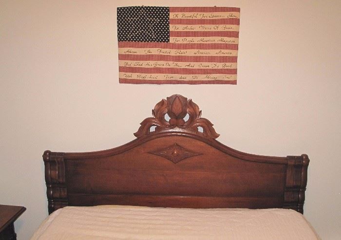 Victorian bed.