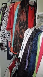 LOTS and LOTS of ladies clothing, mostly plus sizes 1 to 3x.