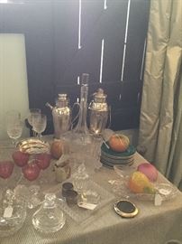 Waterford crystal ,baccarat, American cut glass