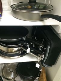 Great selection of pots and pans