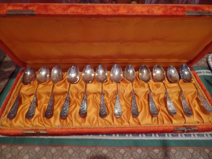 Sterling Demitasse spoon set