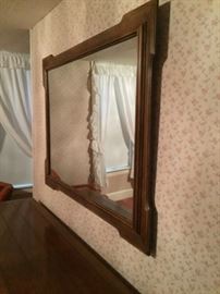 large mirror - over dresser