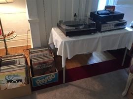 Pioneer Stereo System, LP's and speakers