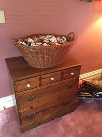 Chest - and entire basket of matches!