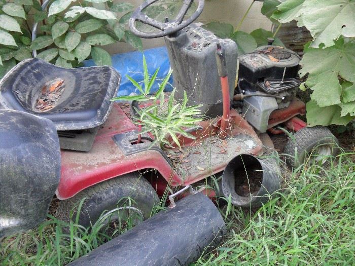 Old riding mower for parts
