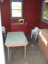 Inside of playhouse