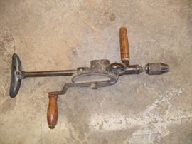 Old fashion hand drill